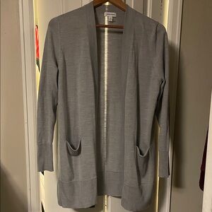 Nordstrom Light Grayish/Lavender/Baby Blue Color Open Cardigan NWOT